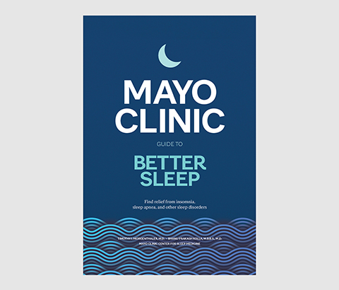 Book cover: Mayo Clinic Guide to Better Sleep