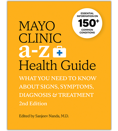 Mayo Clinic A to Z Health Guide book cover