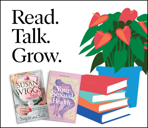 Graphic reading "Read. Talk. Grow."