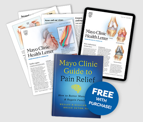 Mayo Clinic Health Letter and book promo