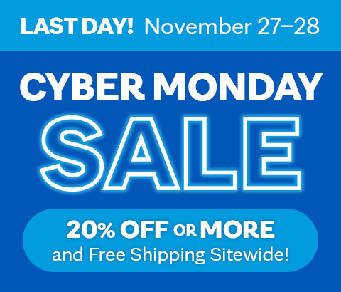 Cyber Monday Sale - Last day