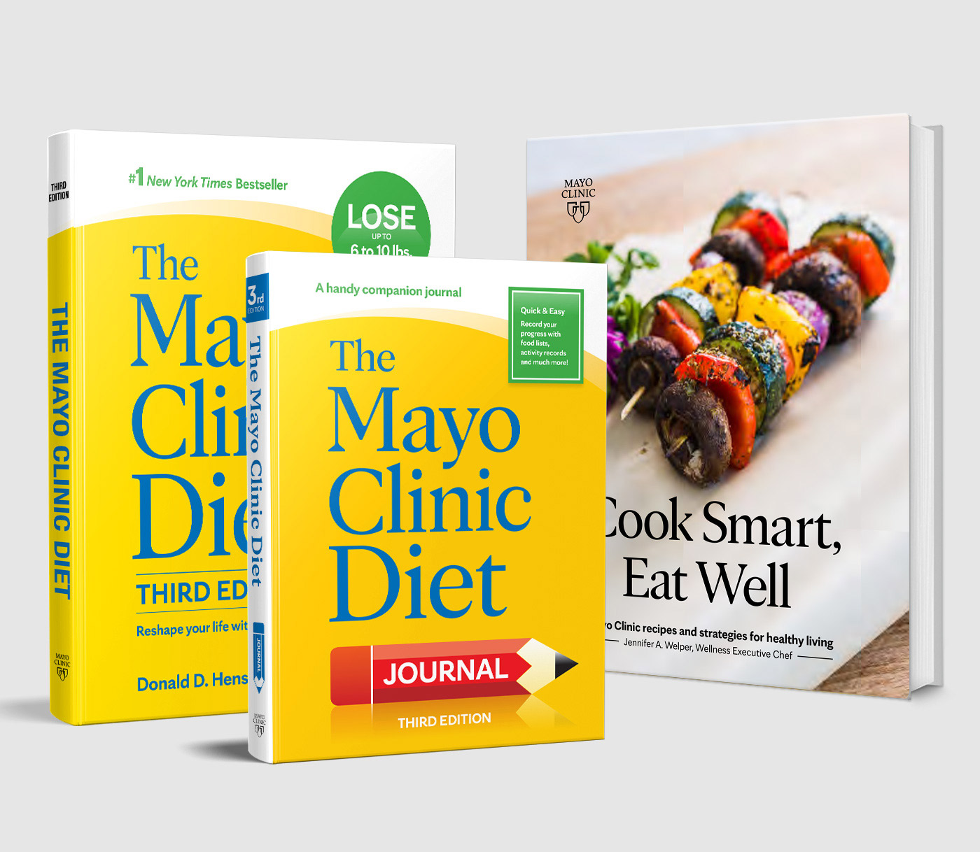 Mayo Clinic Diet Book and Cook Smart, Eat Well Cookbook Bundle