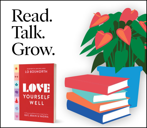 Graphic featuring the book Love Yourself Well