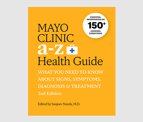 Mayo Clinic A-Z Health Guide book cover