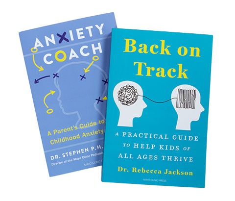 Anxiety Coach and Back on Track book covers