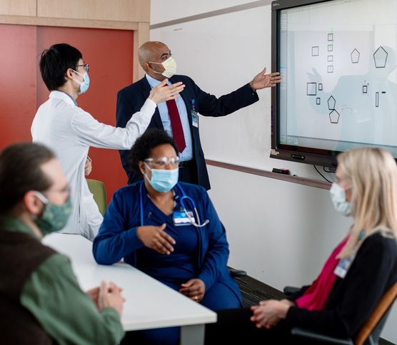 Mayo Clinic staff working as a team