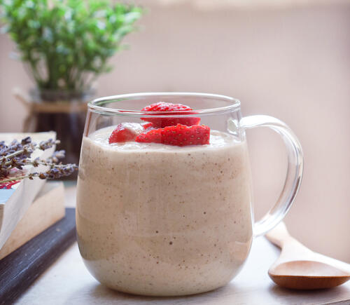 Smoothie in a glass