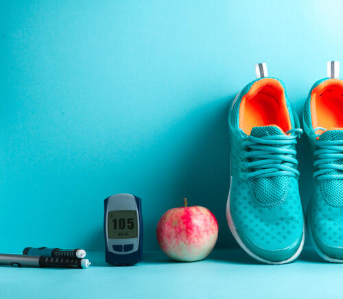 Various wellness-related items