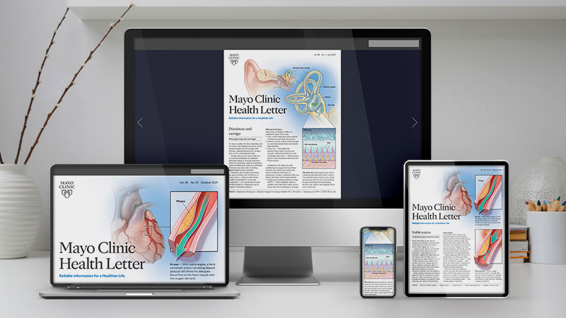 Digital version of Mayo Clinic Health Letter available on digital platforms