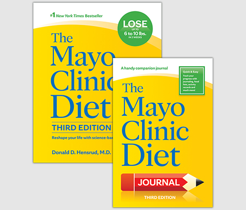 The Mayo Clinic Diet Book and Journal bundle