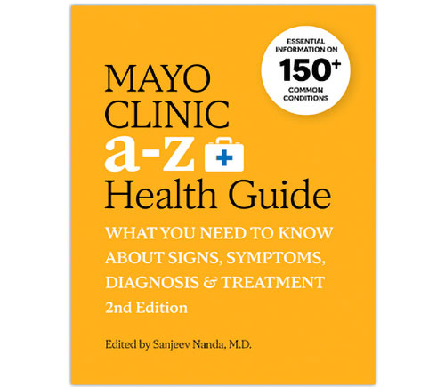 Mayo Clinic A-Z Health Guide book cover