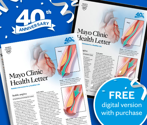 Digital graphic with examples of Mayo Clinic Health Letter.