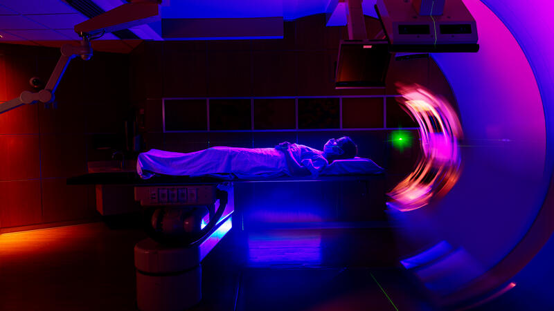 Proton beam therapy room