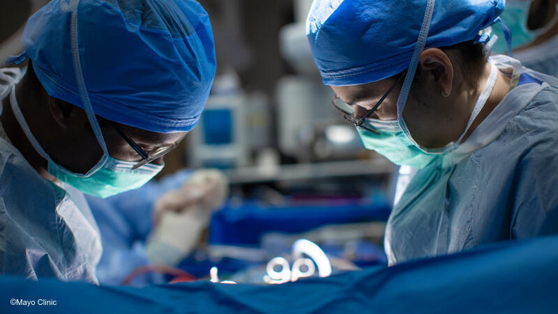 Surgeons in operating room