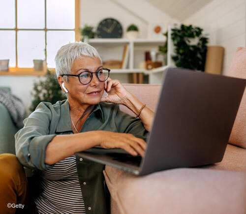 Woman on laptop